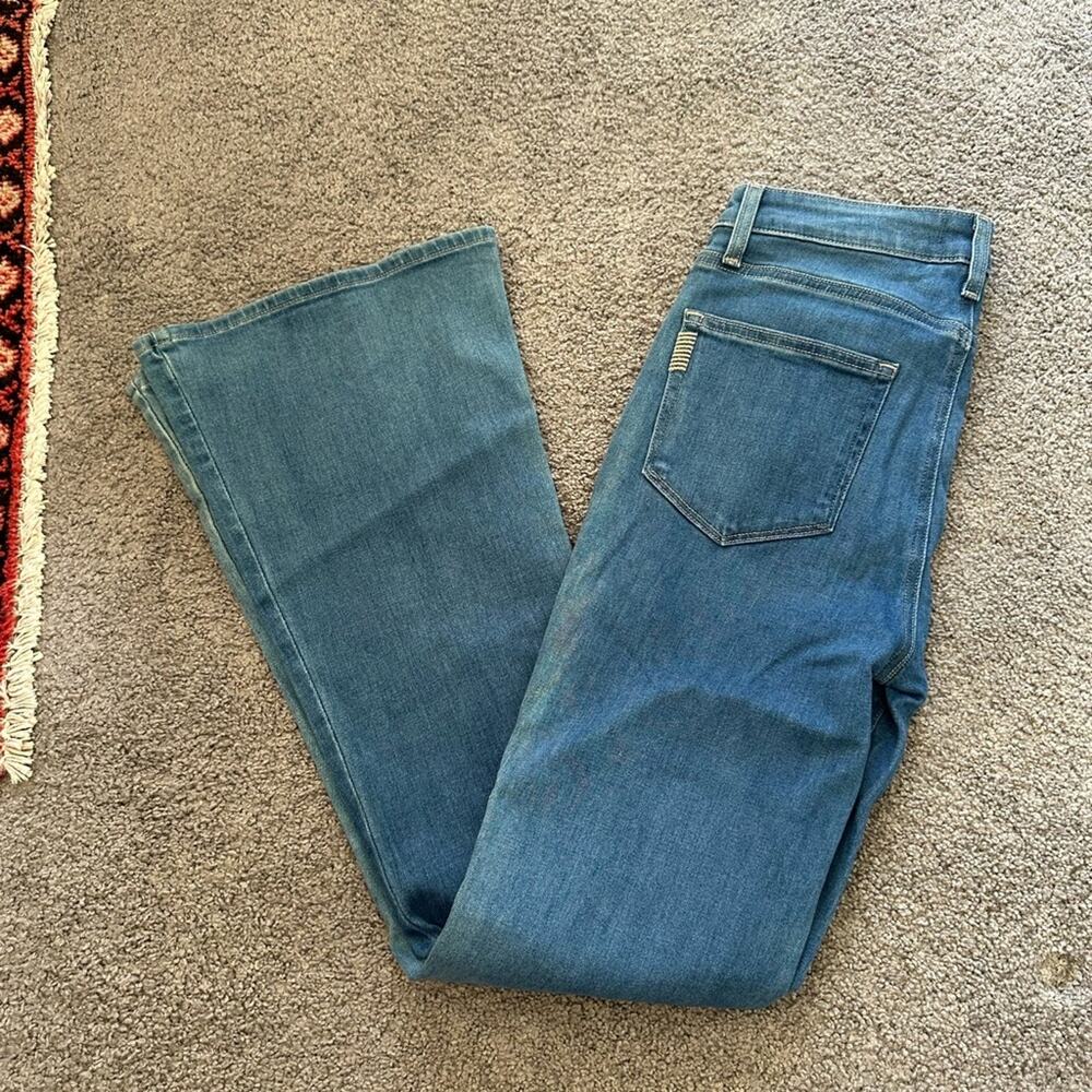 PAIGE Blue Flare & Wide Leg Jeans - Picture 10 of 10